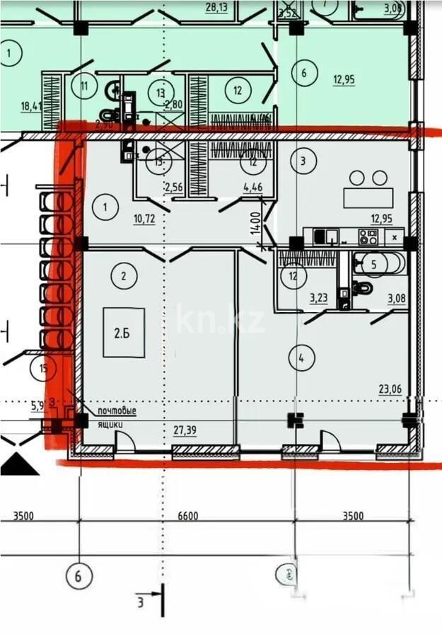 Продажа 2-комнатной квартиры, 88.27 м² - Продажа двухкомнатных квартир в Медеуском р-не Алматы - страница 14 фото 1 из 1