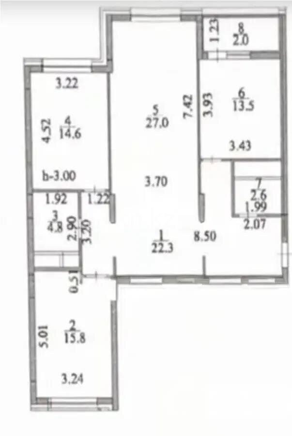 Продажа 3-комнатной квартиры, 103 м² - Недвижимость в Астане - страница 24 фото 4 из 4