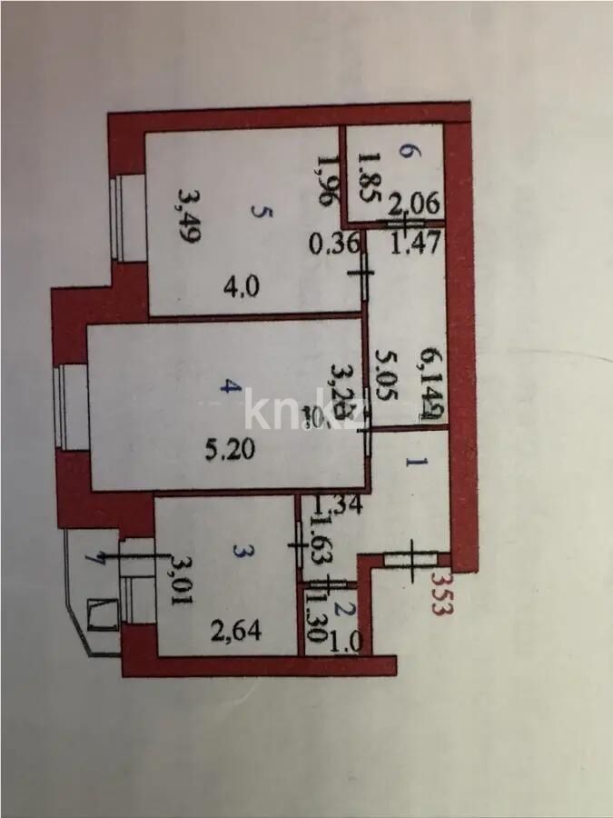 Продажа 2-комнатной квартиры, 55.2 м² - Продажа двухкомнатных квартир в р-не Алматы Астаны - страница 15 фото 4 из 4
