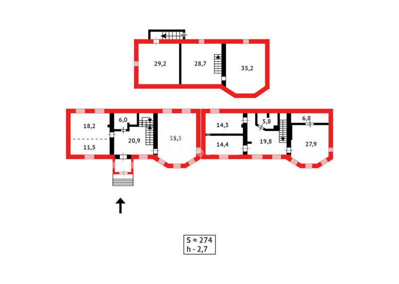 Продажа 6-комнатного дома, 274 м² - Продажа домов, коттеджей в Караганде - страница 4 фото 38 из 38
