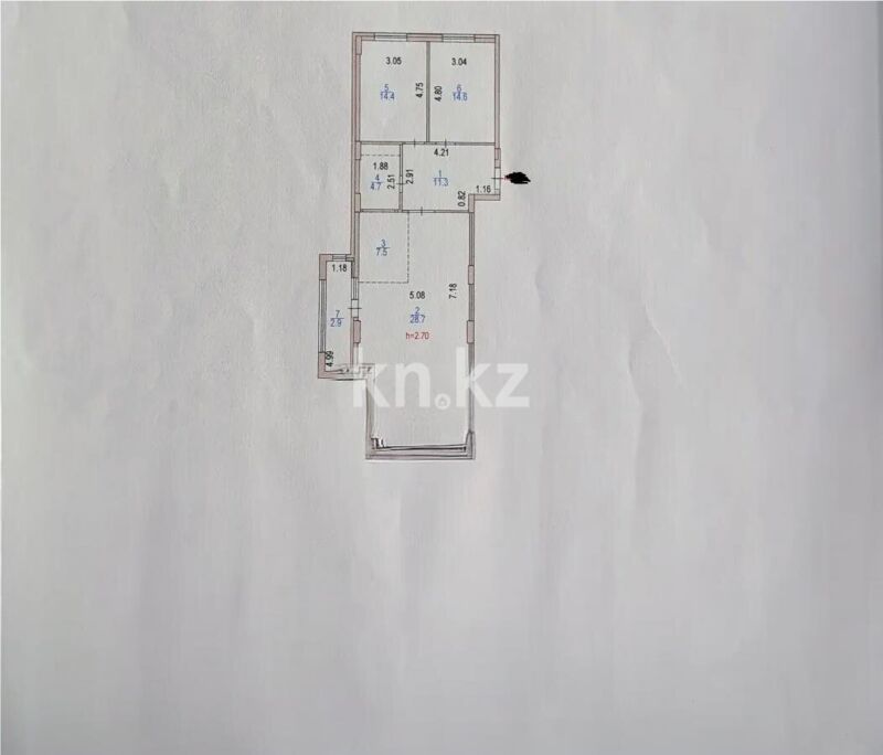 Продажа 3-комнатной квартиры, 84.1 м² - Продажа квартир в блочном доме в Астане - страница 11 фото 5 из 5