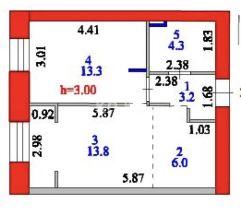 Продажа 2-комнатной квартиры, 40.6 м² - Продажа квартир от собственников в Астане - страница 7 фото 5 из 5