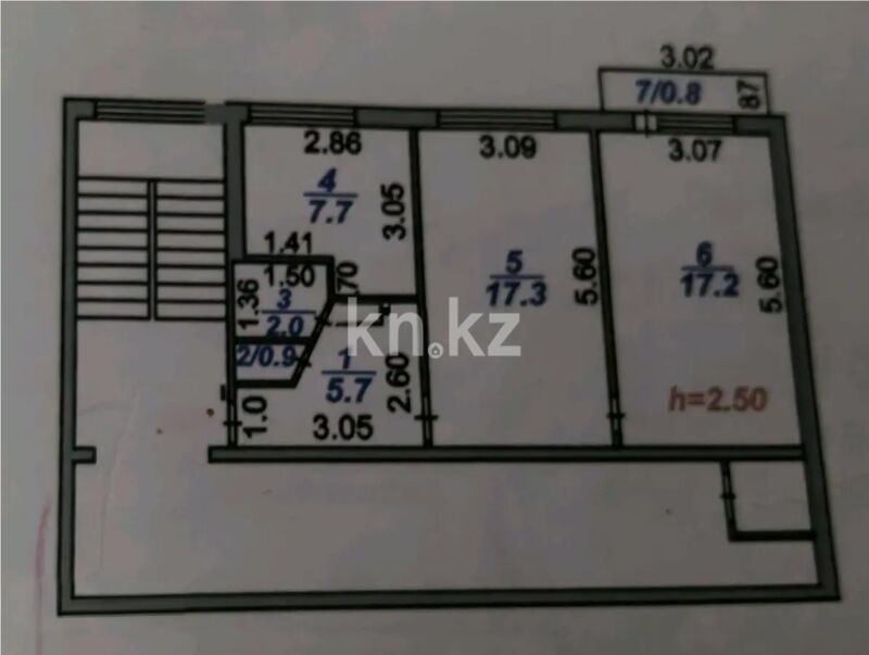 Продажа 2-комнатной квартиры, 51 м² - Продажа квартир в Караганде - страница 147 фото 7 из 7