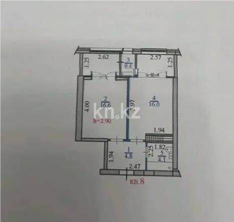 Продажа 2-комнатной квартиры, 42 м² - Продажа квартир в Казахстане - страница 8 фото 6 из 6