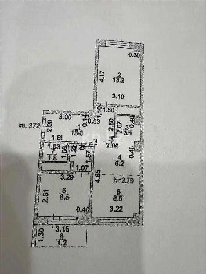 Продажа 3-комнатной квартиры, 55.9 м² - Продажа недвижимости в Астане - страница 30 фото 7 из 7