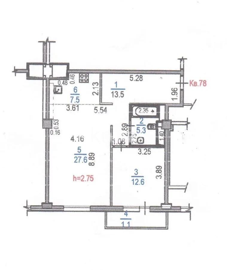 Продажа 2-комнатной квартиры, 67.6 м² - Продажа квартир в Казахстане - страница 43 фото 6 из 6