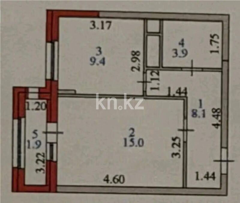 Продажа 1-комнатной квартиры, 38.3 м² - Продажа квартир в Казахстане - страница 124 фото 5 из 5