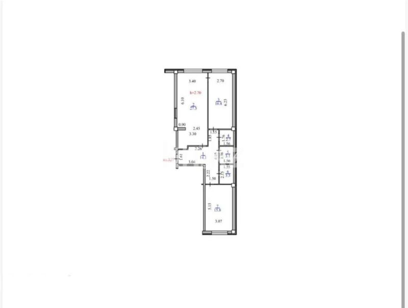 Продажа 3-комнатной квартиры, 83.3 м² - Продажа трехкомнатных квартир в Алмалинском р-не Алматы - страница 21 фото 1 из 1