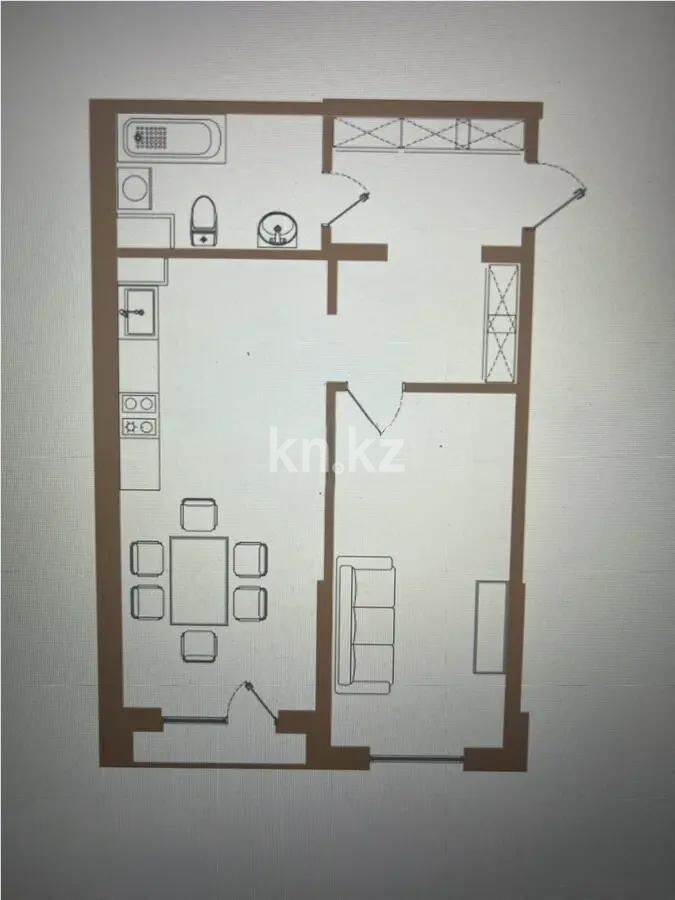Продажа 2-комнатной квартиры, 55.6 м² - Продажа квартир в Казахстане - страница 32 фото 2 из 2