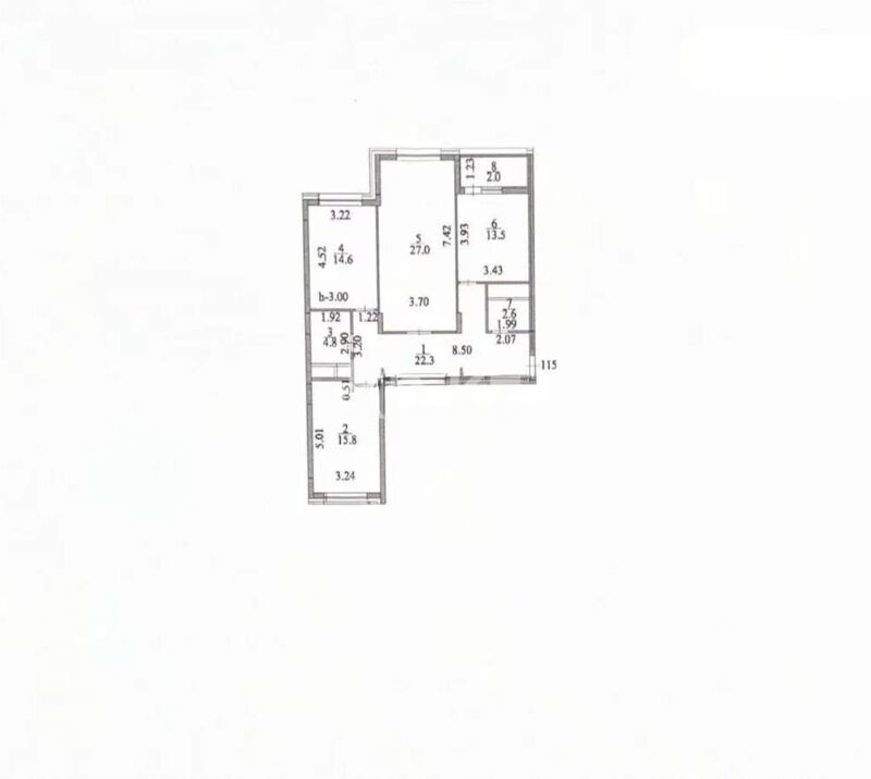 Продажа 3-комнатной квартиры, 102.3 м² - Продажа трехкомнатных квартир в блочном доме в Казахстане - страница 29 фото 3 из 3