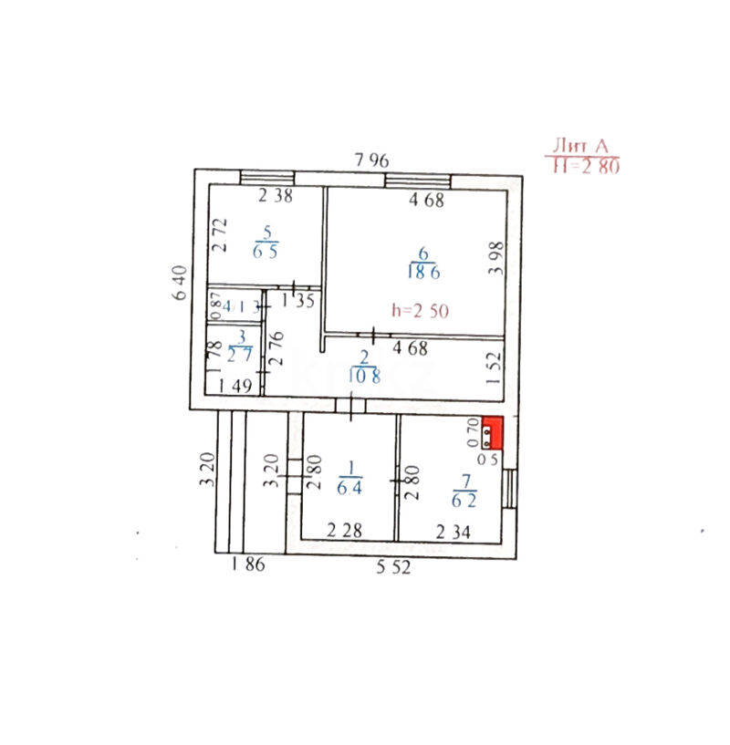 Продажа 2-комнатного дома, 52 м² - Продажа земельных участков в Темиртау фото 17 из 17