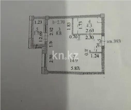 Продажа 1-комнатной квартиры, 33.2 м² - Продажа недвижимости в Казахстане - страница 29 фото 1 из 1