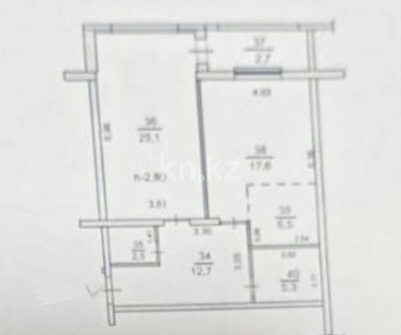 Продажа 2-комнатной квартиры, 72 м² - Продажа двухкомнатных квартир в монолитном доме в Казахстане - страница 10 фото 2 из 20