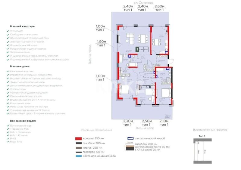 Продажа 1-комнатной квартиры, 201.1 м² - Продажа однокомнатных квартир в Медеуском р-не Алматы - страница 3 фото 1 из 1