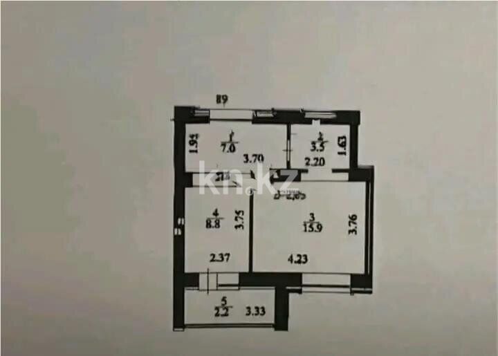 Продажа 1-комнатной квартиры, 34.6 м² - Недвижимость в Астане - страница 17 фото 4 из 4