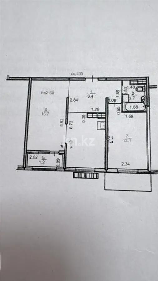 Продажа 2-комнатной квартиры, 54 м² - Продажа двухкомнатных квартир в Наурызбайском р-не Алматы - страница 17 фото 1 из 1