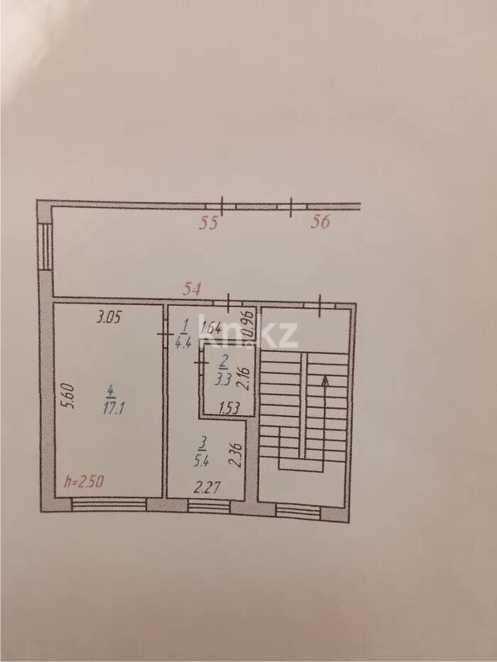 Продажа 1-комнатной квартиры, 28 м² - Продажа однокомнатных квартир в Темиртау фото 1 из 1