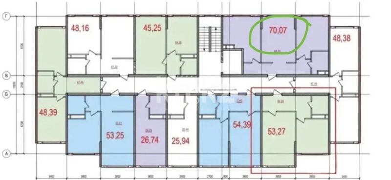 Продажа 2-комнатной квартиры, 70 м² - Продажа двухкомнатных квартир в монолитно-каркасном доме в Казахстане - страница 180 фото 1 из 1