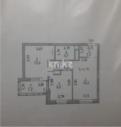 Продажа 2-комнатной квартиры, 50 м² - Продажа двухкомнатных квартир в р-не Есиль Астаны - страница 12 фото 5 из 5