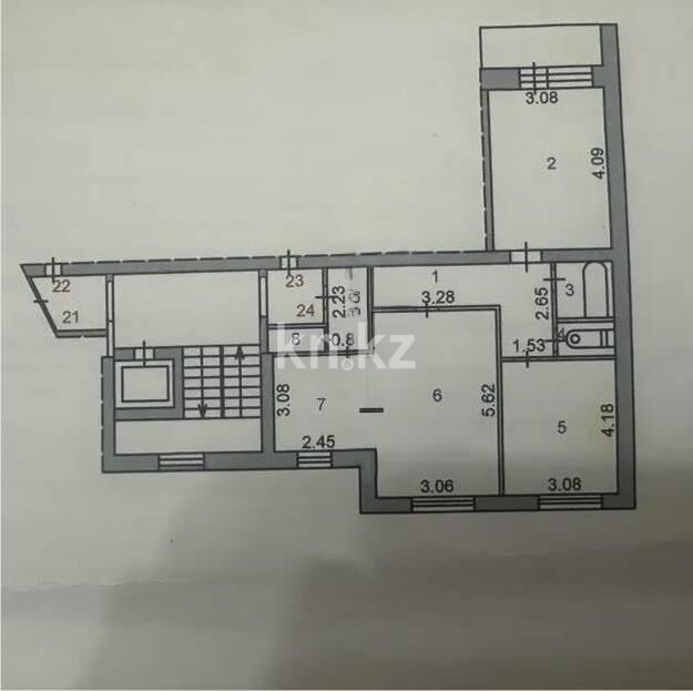Продажа 3-комнатной квартиры, 65 м² - Продажа трехкомнатных квартир в Майкудуке Караганды - страница 10 фото 8 из 8