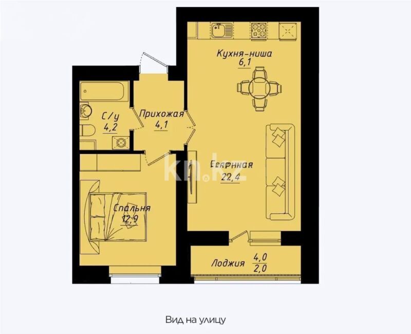 Продажа 2-комнатной квартиры, 51.2 м² - Продажа двухкомнатных квартир в р-не Нура Астаны - страница 52 фото 1 из 1