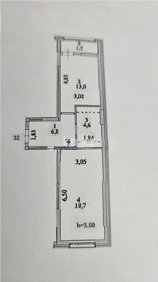 Продажа 1-комнатной квартиры, 45 м² - Продажа однокомнатных квартир в блочном доме в Казахстане - страница 55 фото 1 из 1