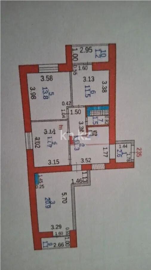 Продажа 3-комнатной квартиры, 80 м² - Продажа трехкомнатных квартир от собственников в Караганде - страница 4 фото 9 из 9