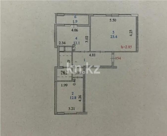 Продажа 2-комнатной квартиры, 66 м² - Аренда офисных и торговых помещений в Темиртау фото 5 из 5