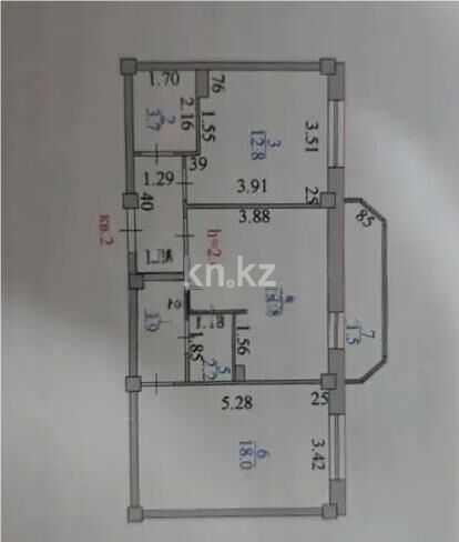 Продажа 2-комнатной квартиры, 63 м² - Продажа двухкомнатных квартир в р-не Сарыарка Астаны - страница 19 фото 6 из 6