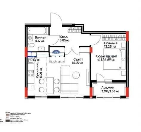 Продажа 2-комнатной квартиры, 47.78 м² - Продажа двухкомнатных квартир от собственников в Казахстане - страница 24 фото 1 из 1