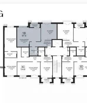 Продажа 2-комнатной квартиры, 68 м² - Продажа квартир в Астане - страница 45 фото 1 из 1