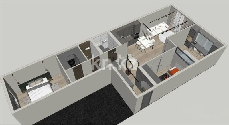 Продажа 4-комнатной квартиры, 92 м² - Продажа квартир в новостройках Алматы - страница 12 фото 8 из 8