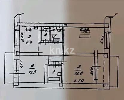Продажа 3-комнатной квартиры, 64.2 м² - Продажа трехкомнатных квартир в Турксибском р-не Алматы - страница 8 фото 8 из 8
