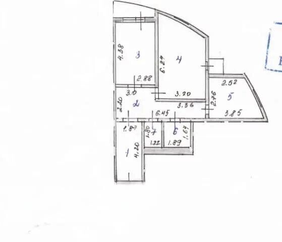Продажа 2-комнатной квартиры, 63.4 м² - Продажа квартир в кирпичном доме в Астане фото 1 из 1