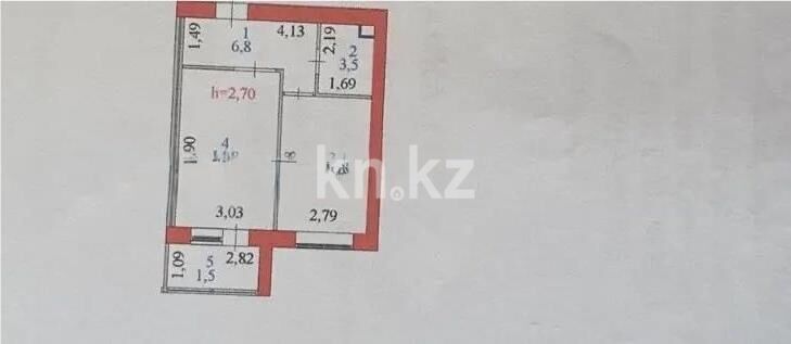 Продажа 1-комнатной квартиры, 38.3 м² - Продажа однокомнатных квартир в р-не Сарайшык Астаны - страница 10 фото 5 из 5