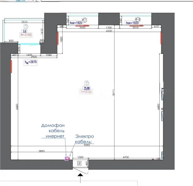 Продажа 2-комнатной квартиры, 77 м² - Продажа квартир в новостройках Караганды - страница 2 фото 7 из 7