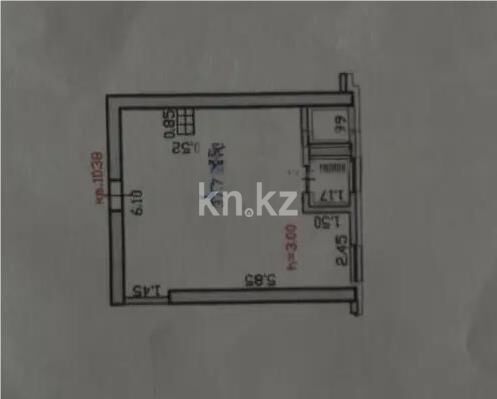 Продажа 1-комнатной квартиры, 39.4 м² - Продажа однокомнатных квартир в Алматы - страница 10 фото 3 из 3