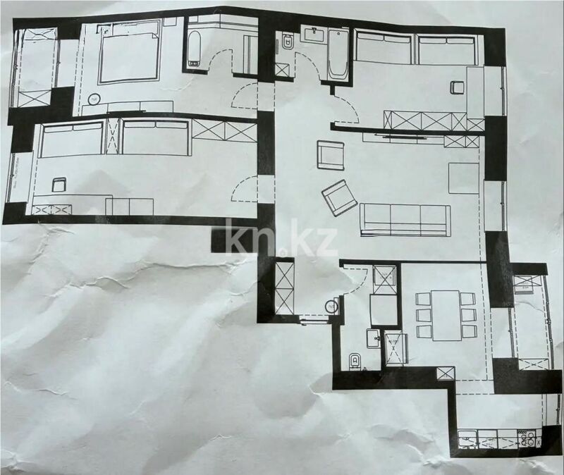 Продажа 4-комнатной квартиры, 125 м² - Продажа квартир на Юго-Востоке Караганды - страница 2 фото 42 из 43