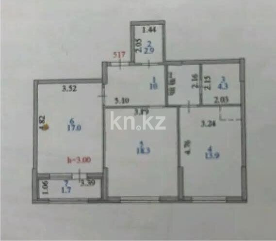 Продажа 2-комнатной квартиры, 68.9 м² - Недвижимость в Астане - страница 21 фото 6 из 6