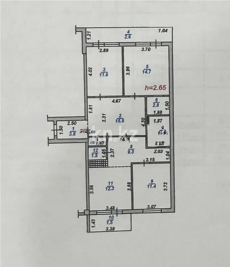 Продажа 4-комнатной квартиры, 92.3 м² - Продажа четырехкомнатных квартир в Наурызбайском р-не Алматы - страница 2 фото 6 из 6