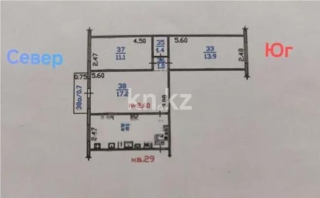 Продажа 3-комнатной квартиры, 58 м² - Продажа трехкомнатных квартир в блочном доме в Алматы - страница 4 фото 6 из 6