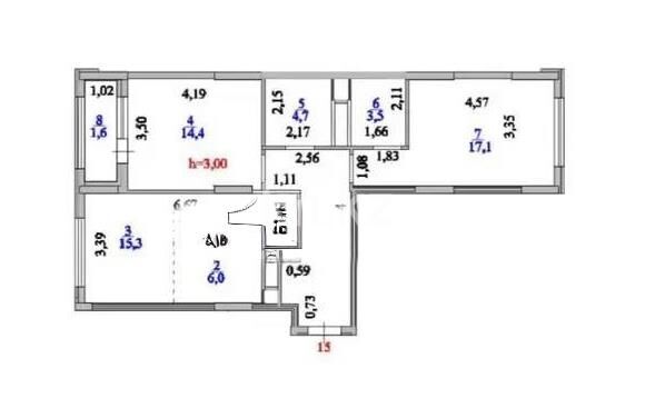 Продажа 3-комнатной квартиры, 73 м² - Продажа квартир в блочном доме в Астане - страница 164 фото 1 из 1