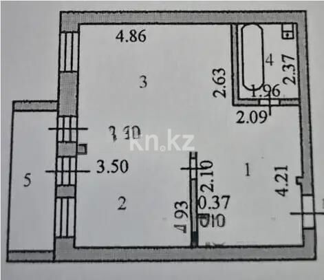 Продажа 1-комнатной квартиры, 49 м² - Продажа однокомнатных квартир в р-не Есиль Астаны - страница 25 фото 5 из 5
