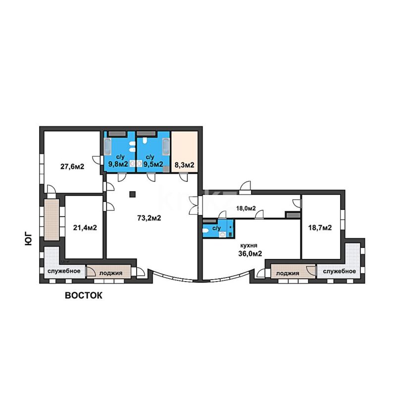 Продажа 4-комнатной квартиры, 241 м² - Продажа четырехкомнатных квартир в Медеуском р-не Алматы фото 40 из 40