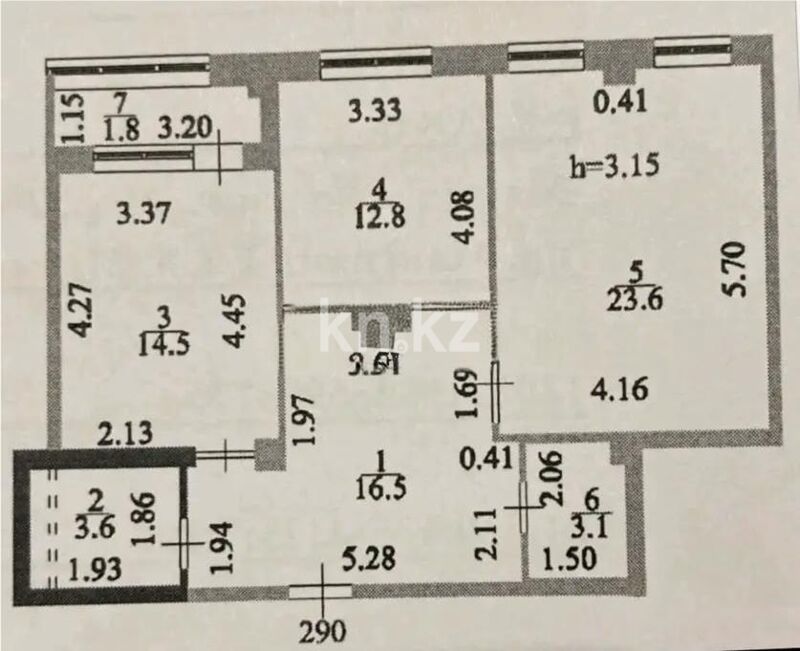 Продажа 2-комнатной квартиры, 78 м² - Продажа двухкомнатных квартир в р-не Есиль Астаны - страница 44 фото 4 из 4
