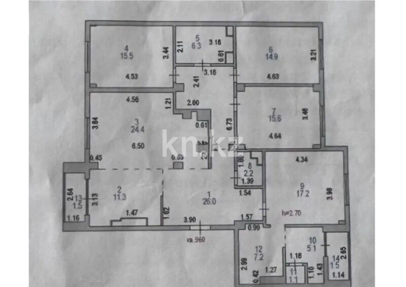 Продажа 5-комнатной квартиры, 150 м² - Продажа пятикомнатных и более квартир от собственников в Астане фото 6 из 6
