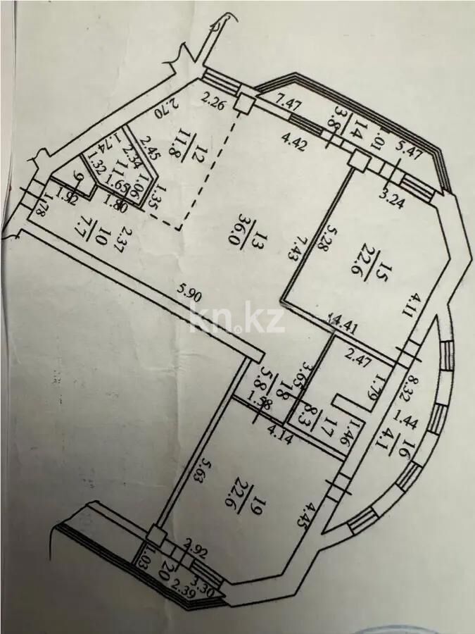 Продажа 3-комнатной квартиры, 130 м² - Продажа трехкомнатных квартир в Алмалинском р-не Алматы - страница 19 фото 1 из 1