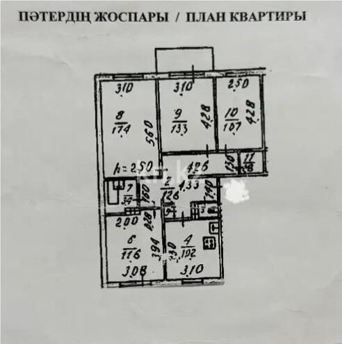 Продажа 4-комнатной квартиры, 83 м² - Продажа четырехкомнатных квартир в Ауэзовском р-не Алматы - страница 4 фото 8 из 8