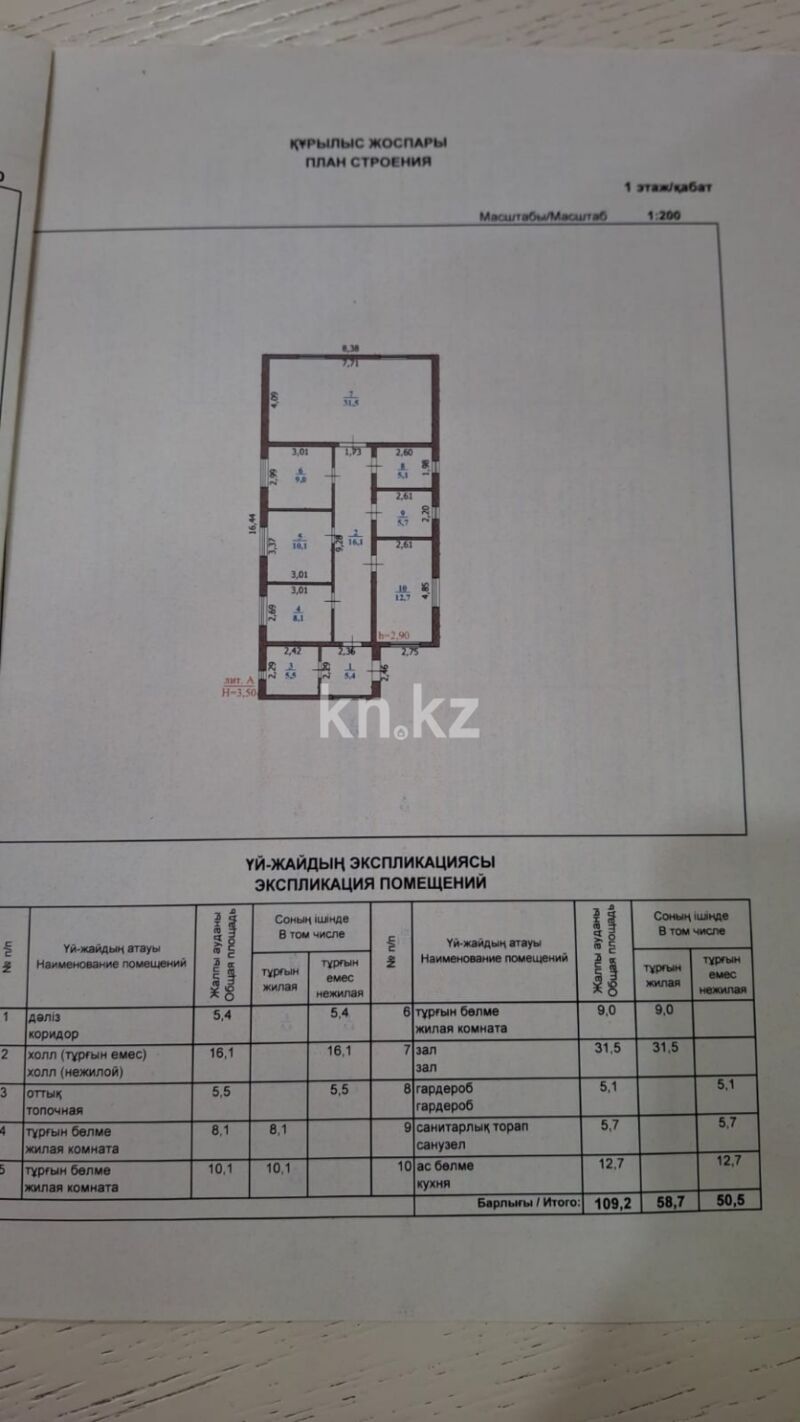 Продажа 4-комнатного дома, 109 м² - Продажа четырехкомнатных домов, коттеджей в Уральске фото 17 из 26