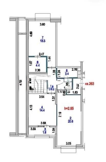 Продажа 3-комнатной квартиры, 80 м² - Продажа трехкомнатных квартир в Бостандыкском р-не Алматы - страница 8 фото 5 из 5